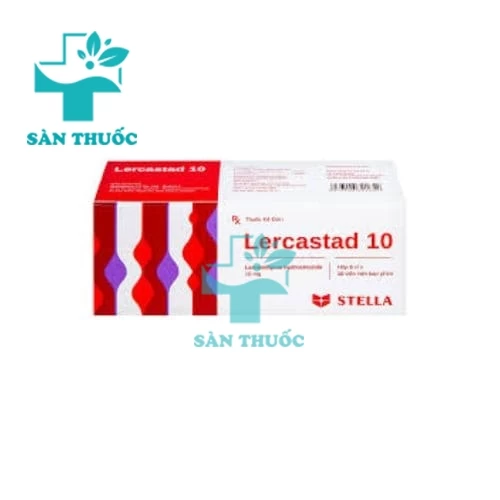 Lercastad 10 Stella - Thuốc điều trị tăng huyết áp nguyên phát